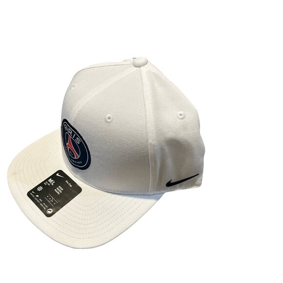 NWT Paris Saint-Germain Nike Pro Global Futbol Size M/L Snapback Flat Bill Hat - Picture 2 of 3